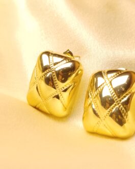 Golden Square earrings
