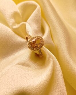 Sun-Kissed Cluster Ring