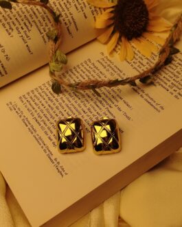 Golden Square earrings